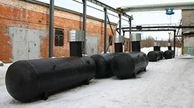 Подземные газгольдеры ВЛАДИВОСТОК. Горизонтальный газгольдер